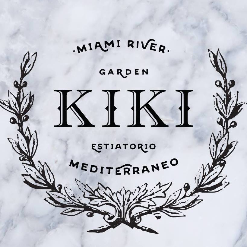 Kiki on the River Miami River Garden Estiatorio Mediterraneo logo Miami